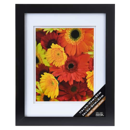 6 Pack: Black 8" x 10" Gallery Wall Frame with Double Mat by Studio Décor®